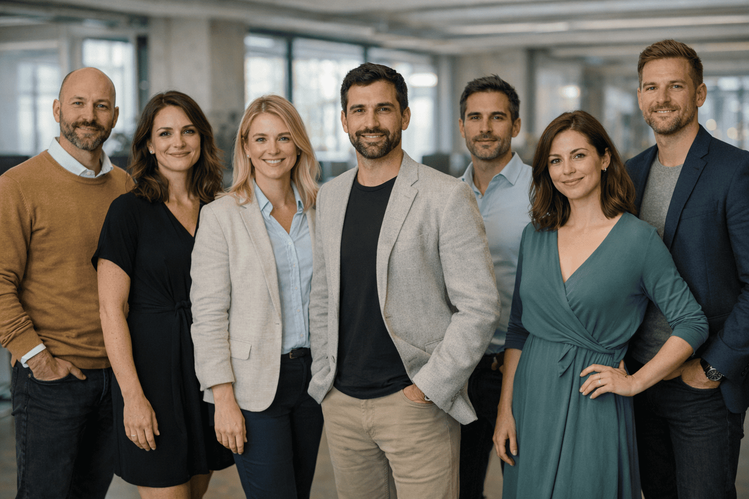 Team working on AI trading platform — Ellide Treniks